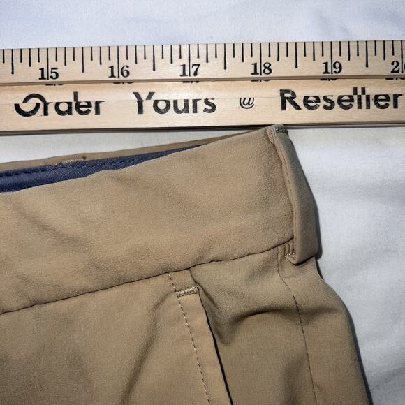 Brooks Brothers Pants Mens Size 38/32 Beige Khaki Flat Front Poly-Stretch Slacks - Picture 9 of 16